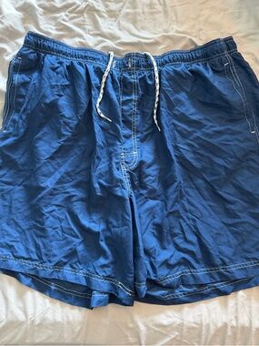 croft & barrow Royal Blue Men's Swim Trunks with Drawstring